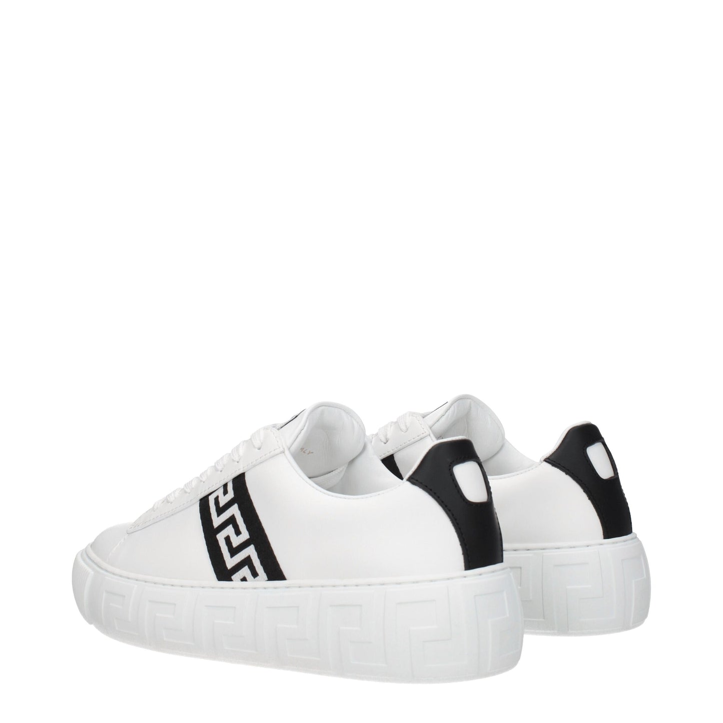 White Leather Low Tops