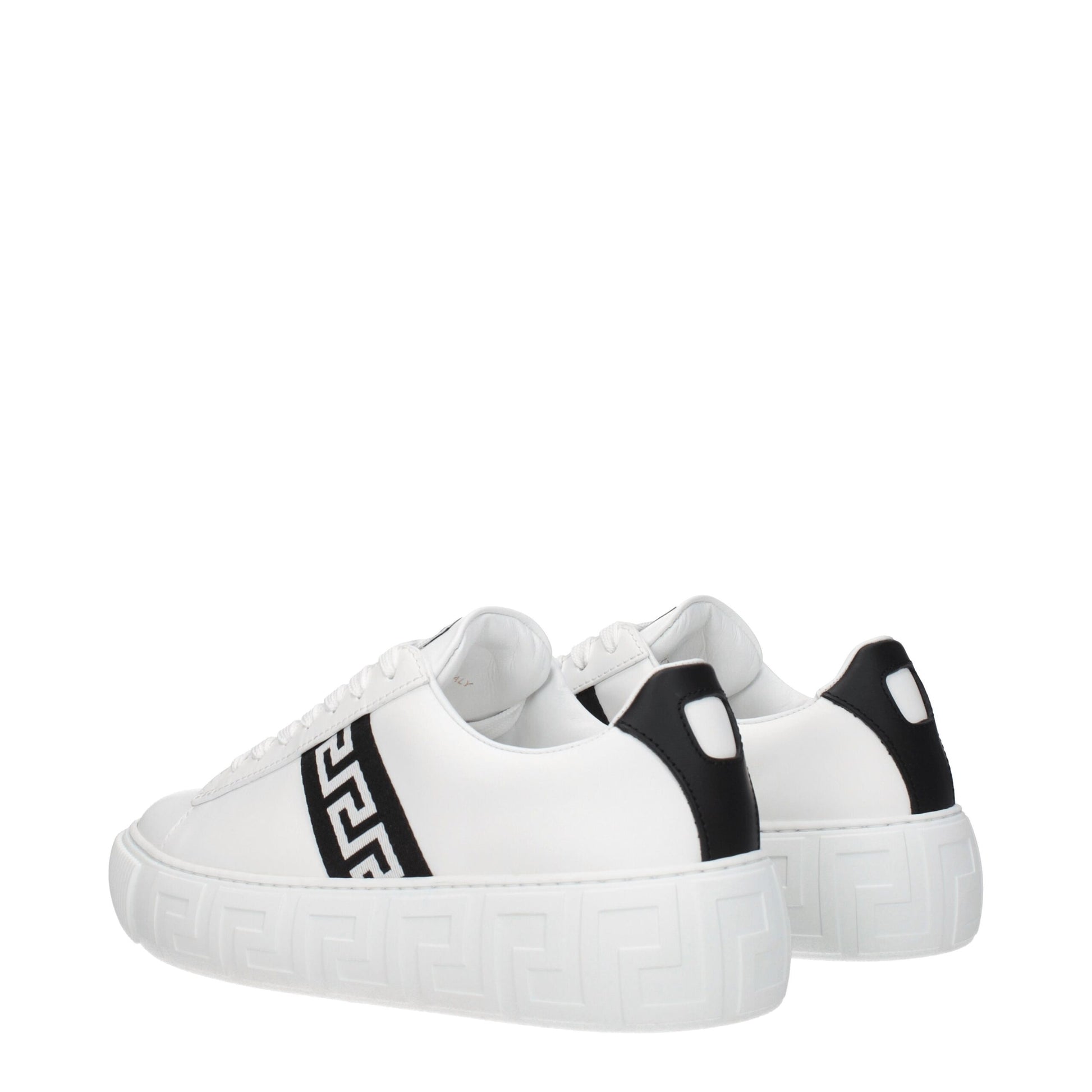 White Leather Low Tops