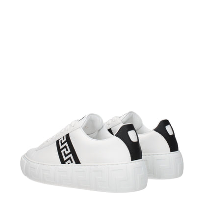White Leather Low Tops