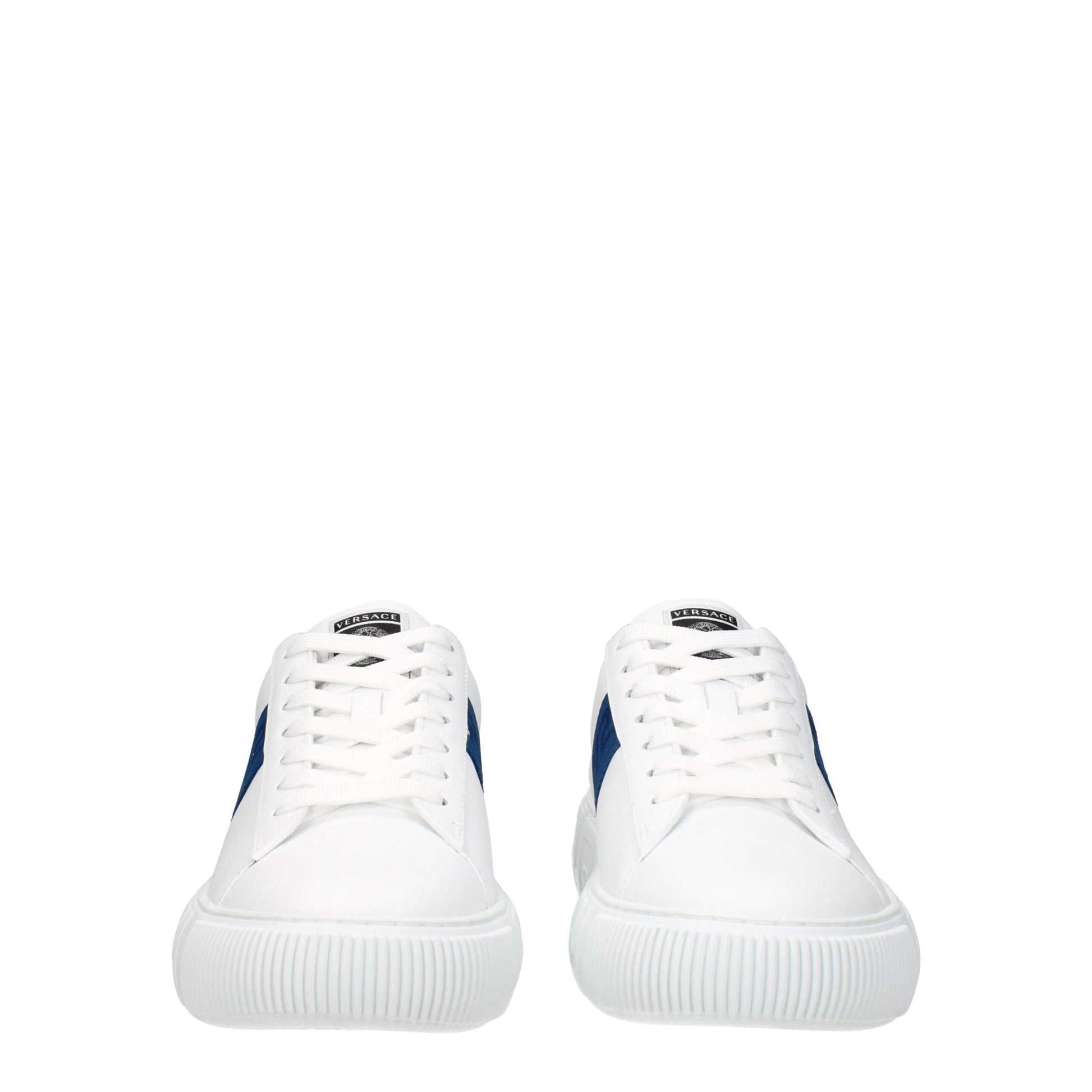 White Leather Low Tops