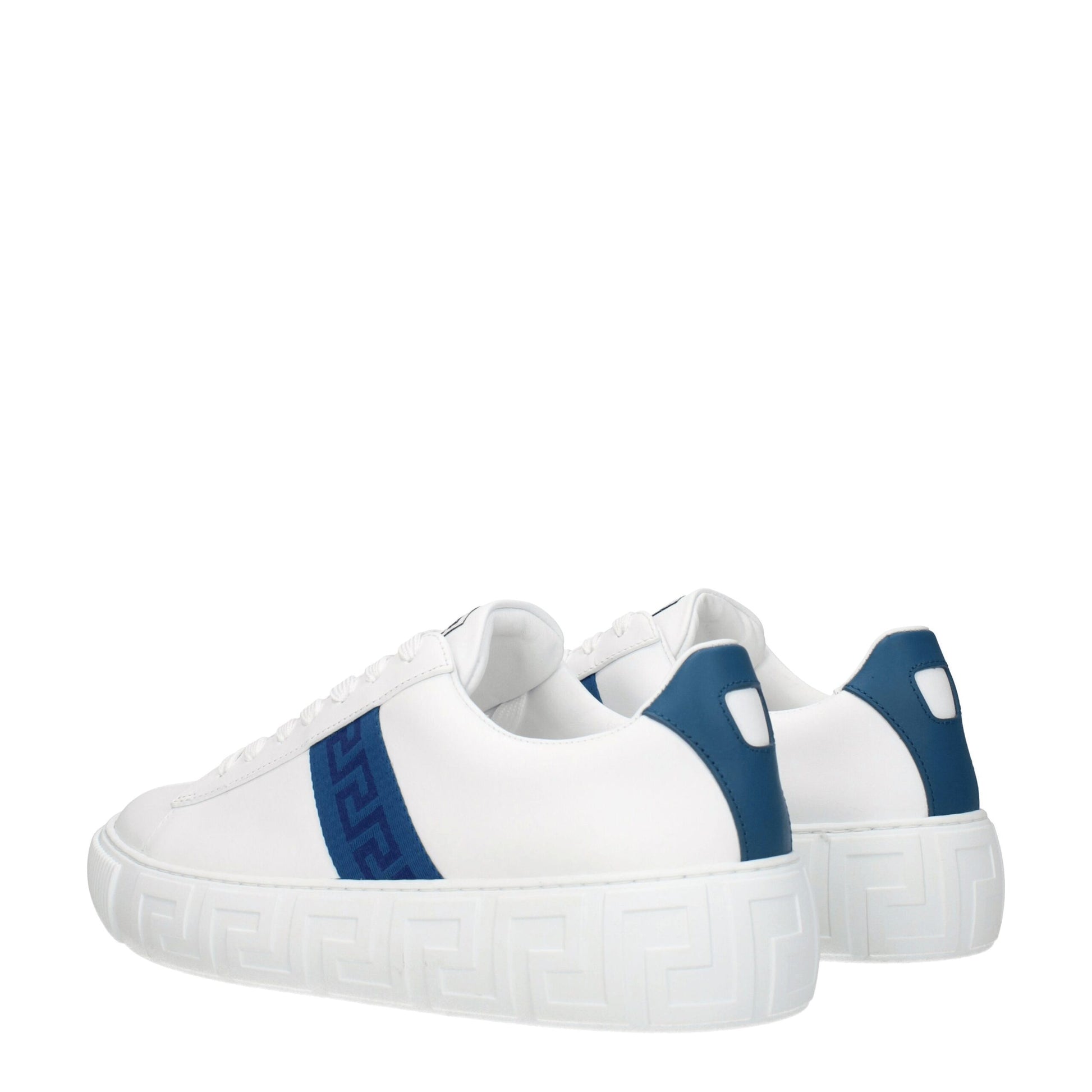 White Leather Low Tops