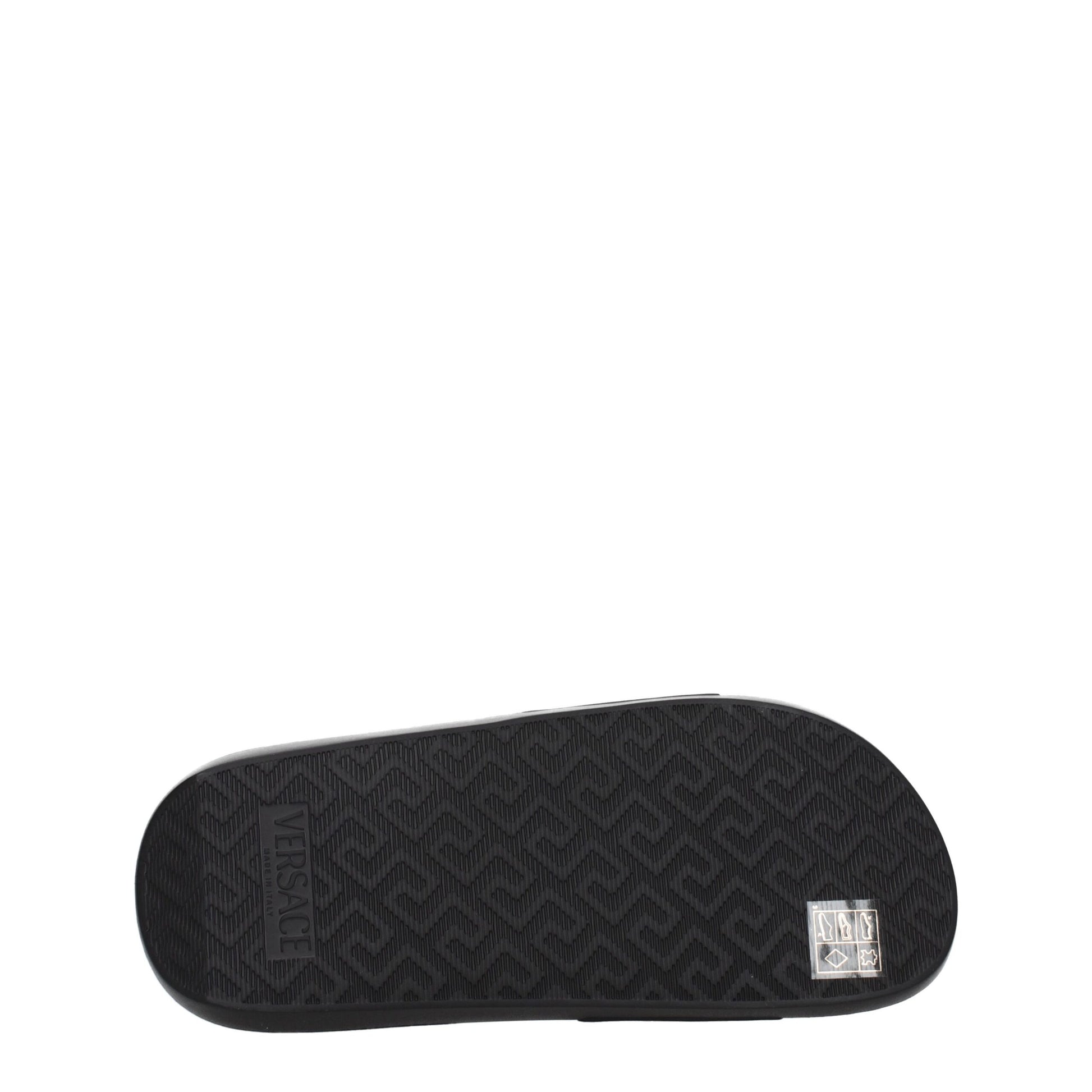 Black Leather Slipper