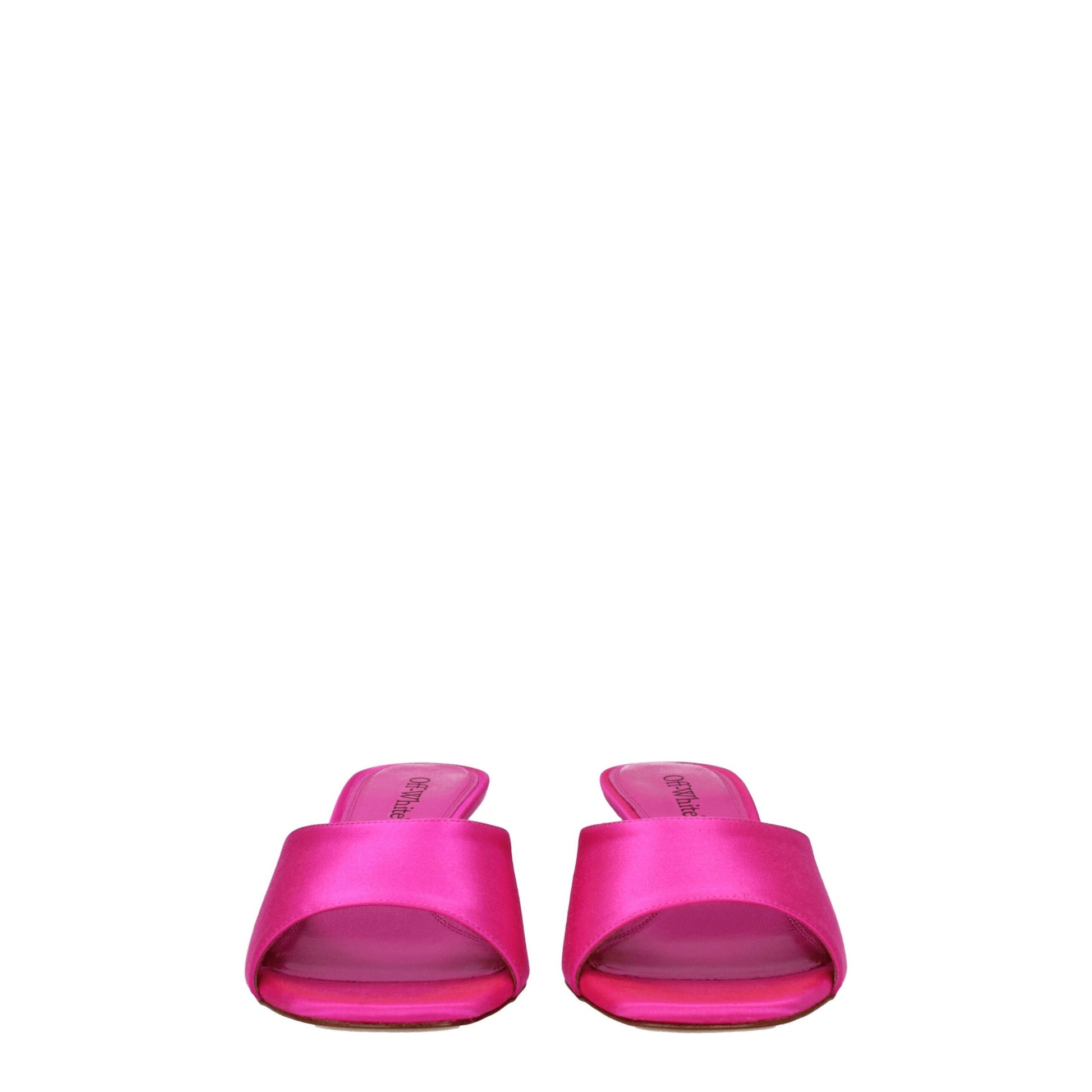 Pink Satin Stiletto Heels Sandals