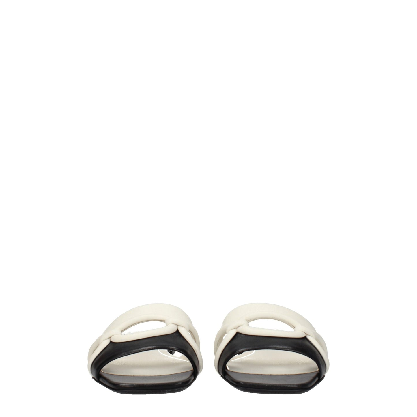 Black Leather Slipper