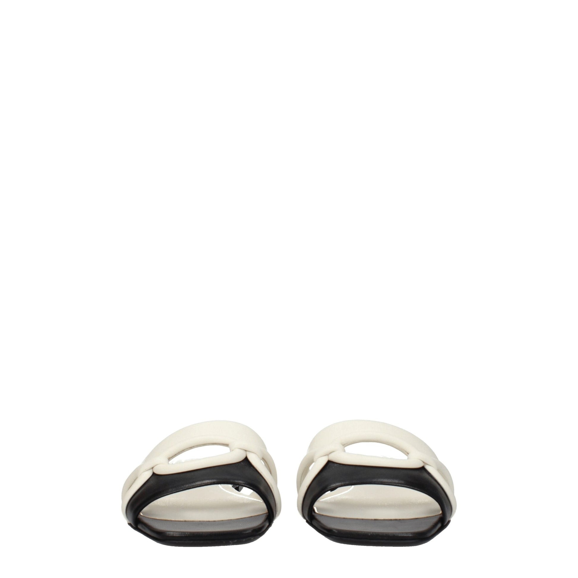 Black Leather Slipper