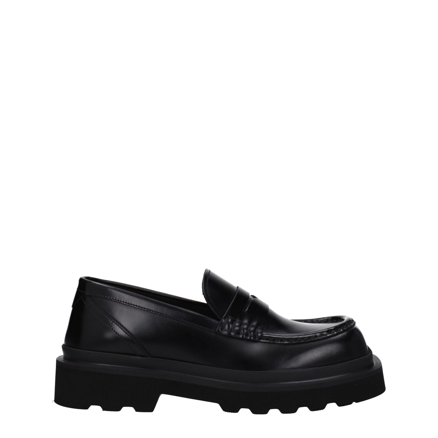 Black Leather Loafer