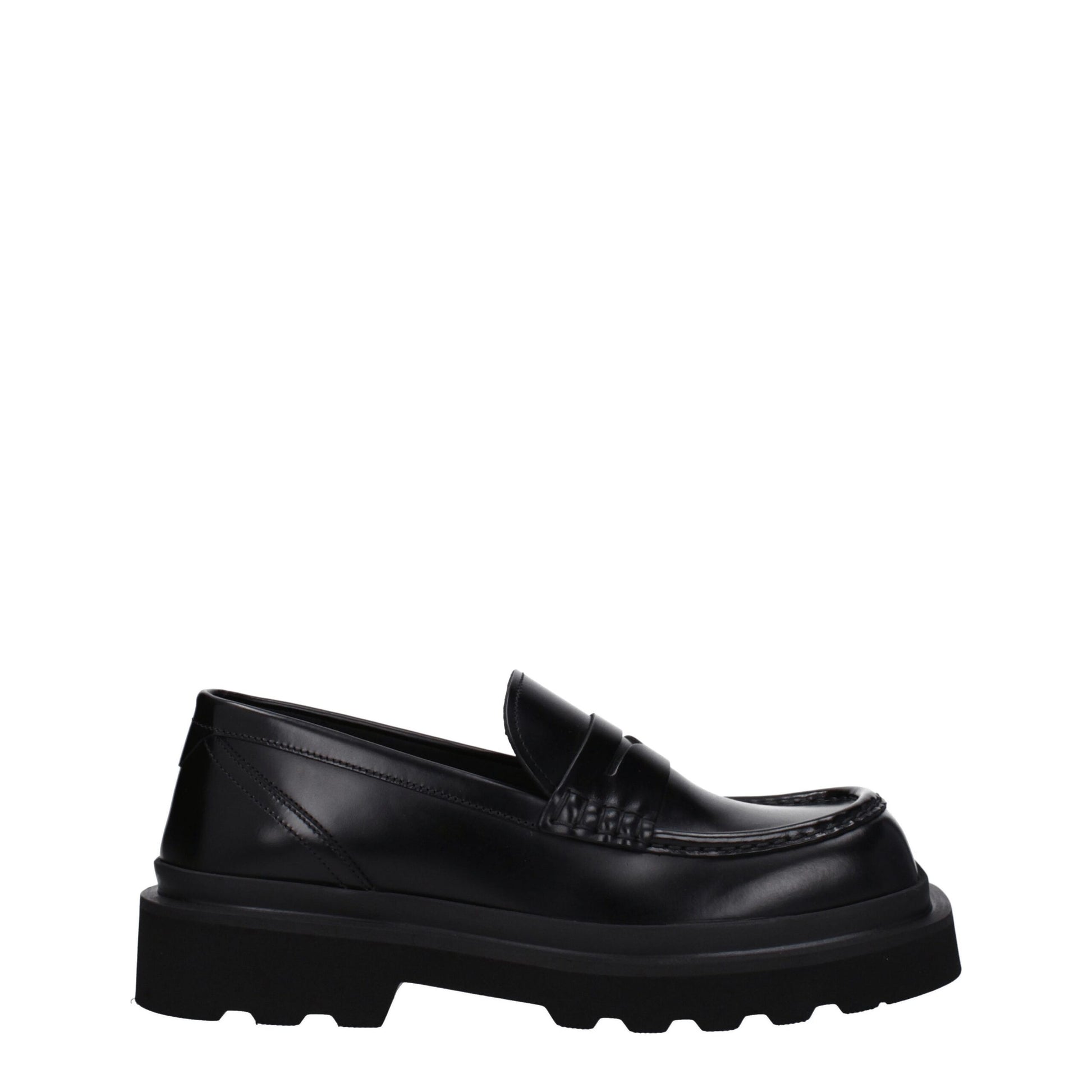 Black Leather Loafer