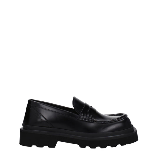 Black Leather Loafer