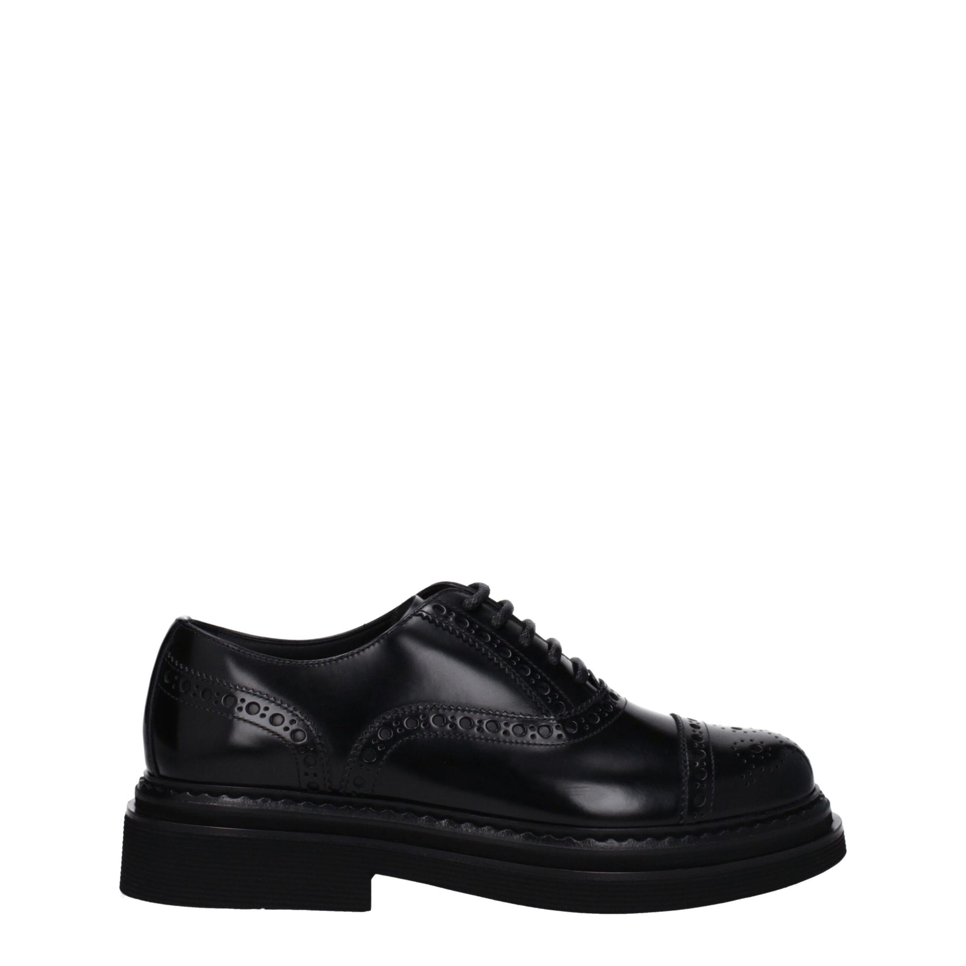 Black Leather Oxfords And Derby