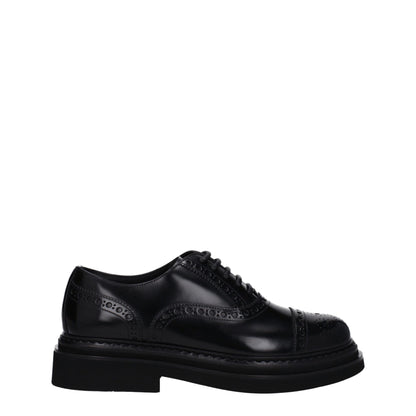 Black Leather Oxfords And Derby