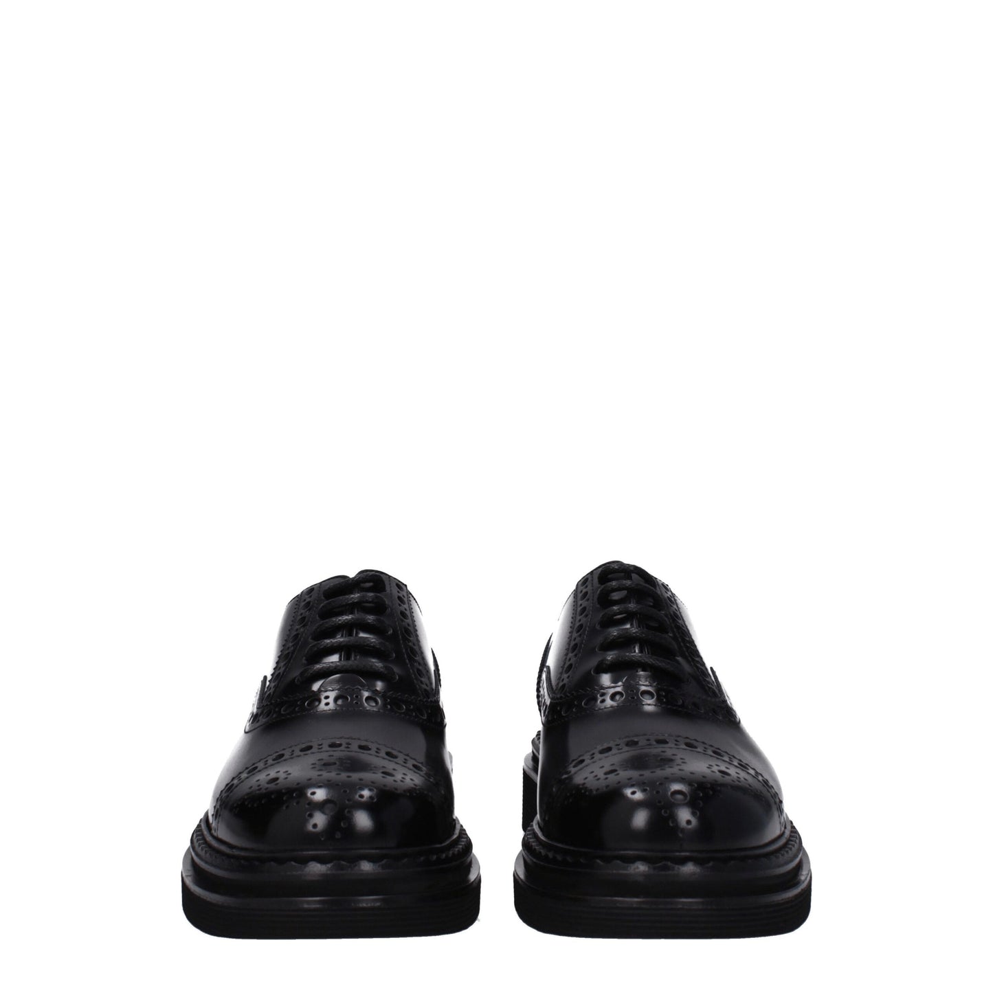 Black Leather Oxfords And Derby