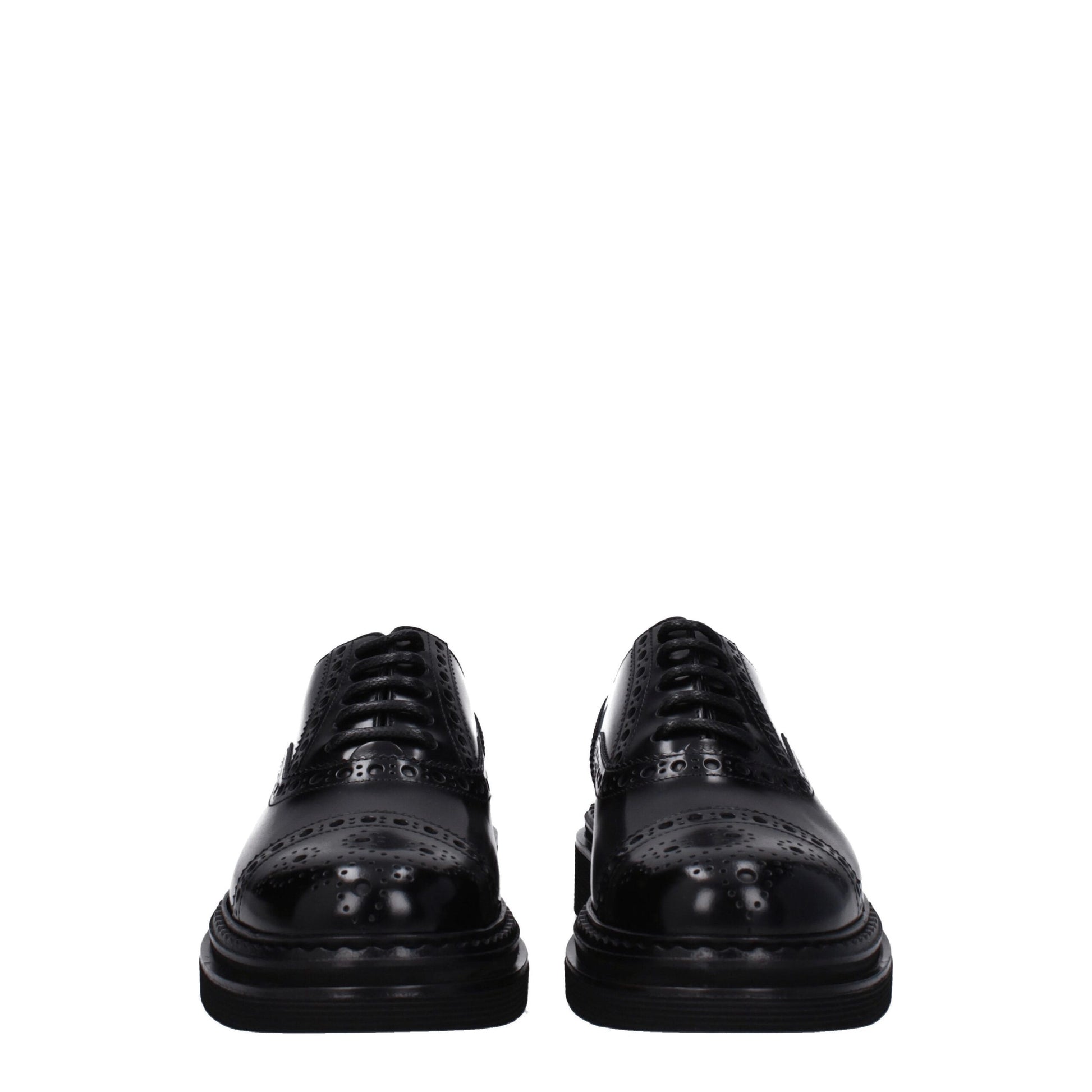 Black Leather Oxfords And Derby