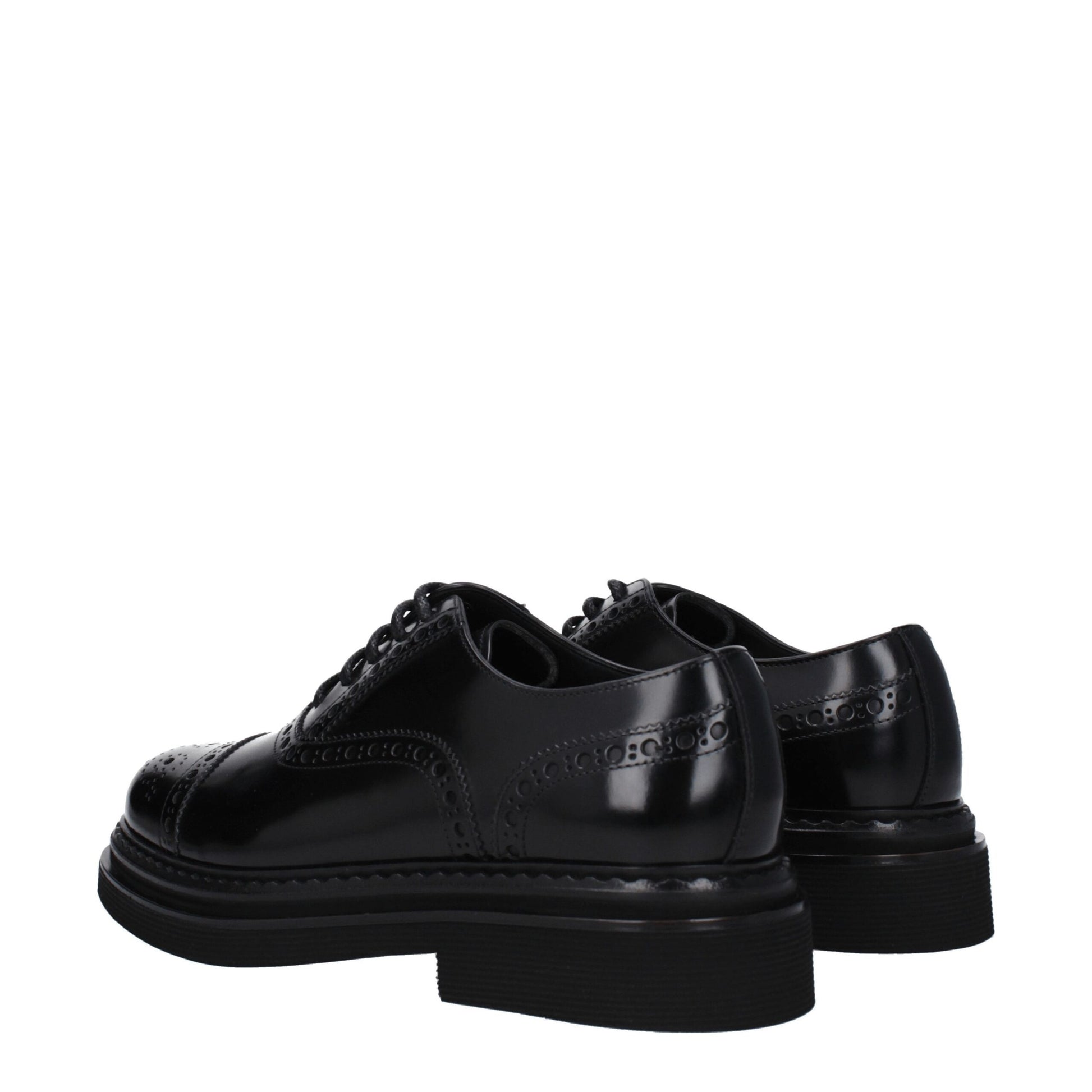 Black Leather Oxfords And Derby