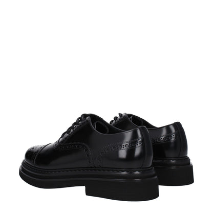 Black Leather Oxfords And Derby