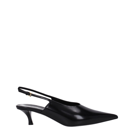 Black Leather Sandal