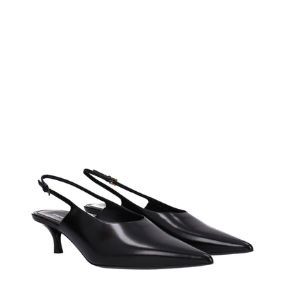 Black Leather Sandal