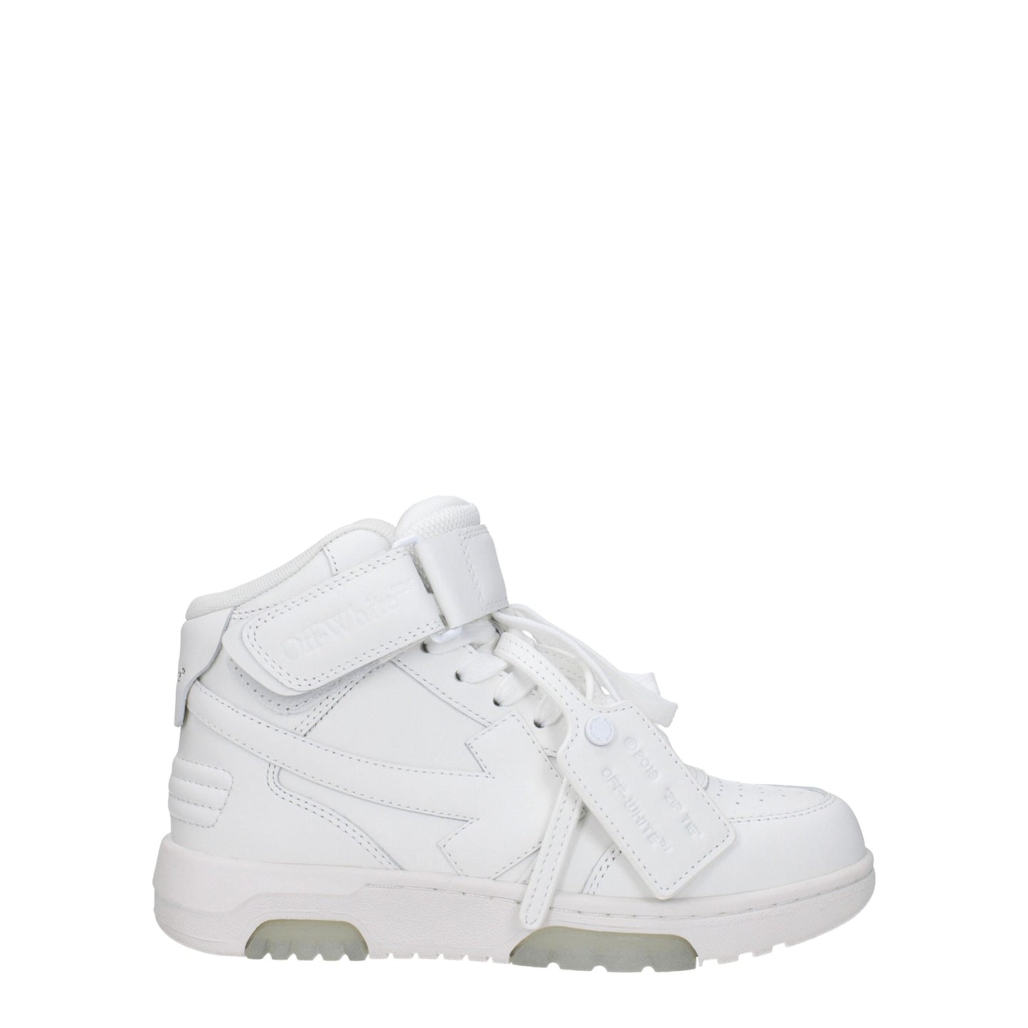 White Leather High Tops