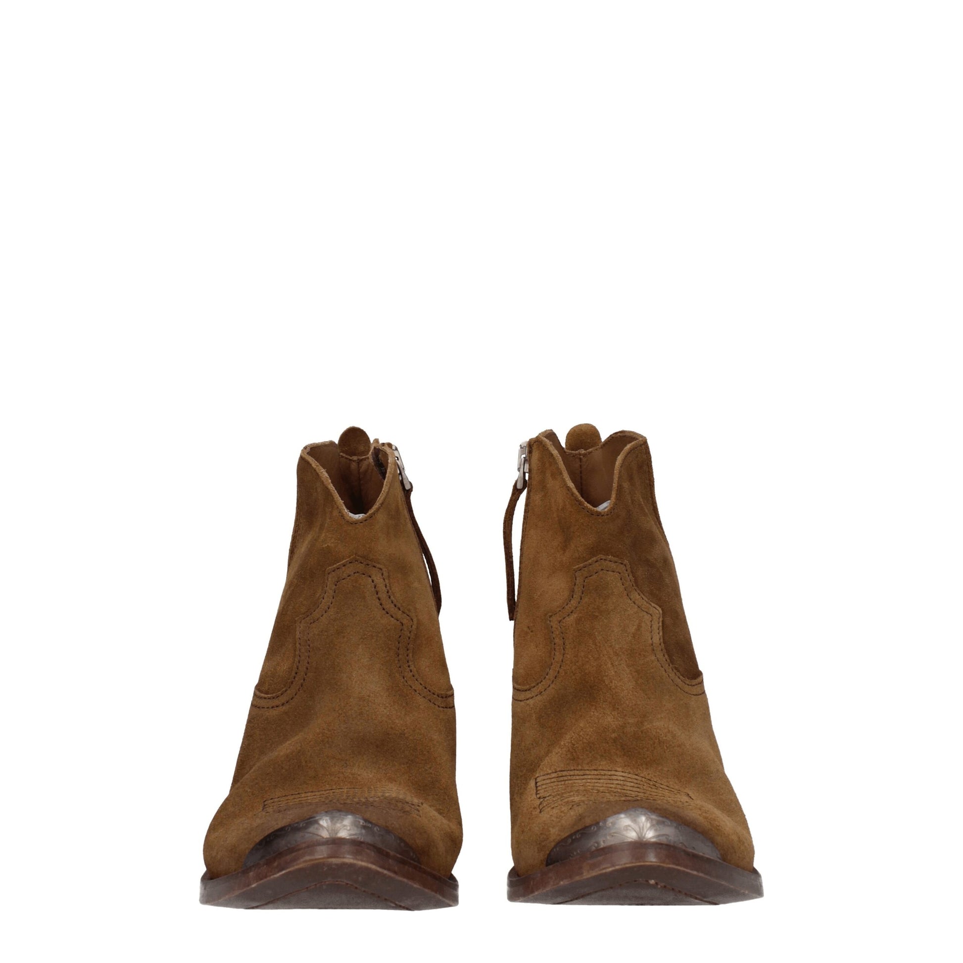 Brown Leather Ankle Boots