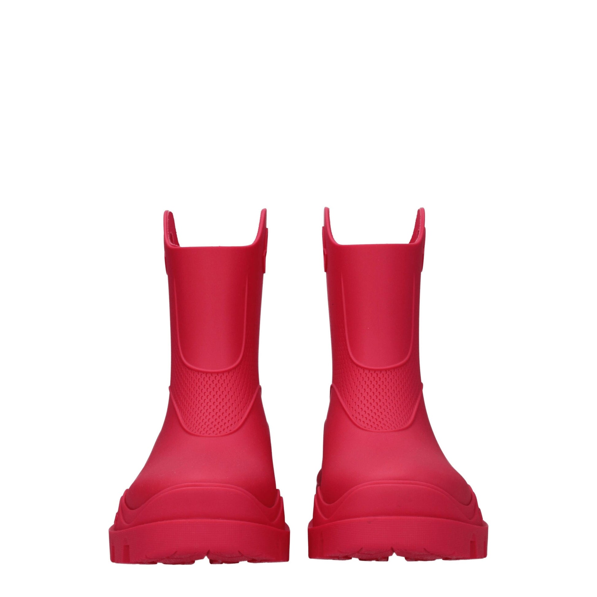 Pink Cotton Ankle Boots