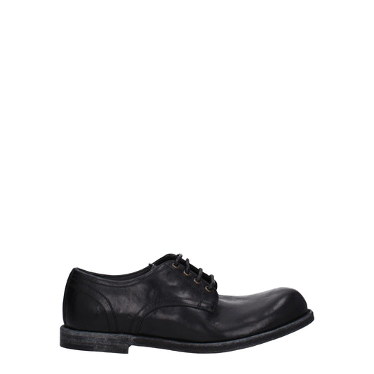 Black Leather Oxfords And Derby