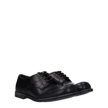 Black Leather Oxfords And Derby