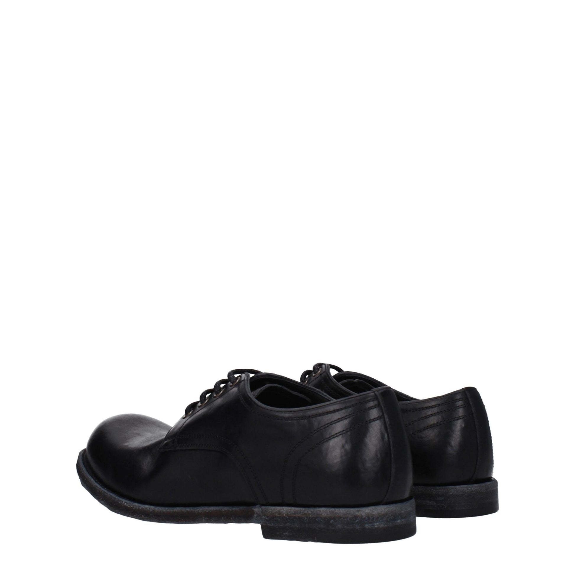 Black Leather Oxfords And Derby