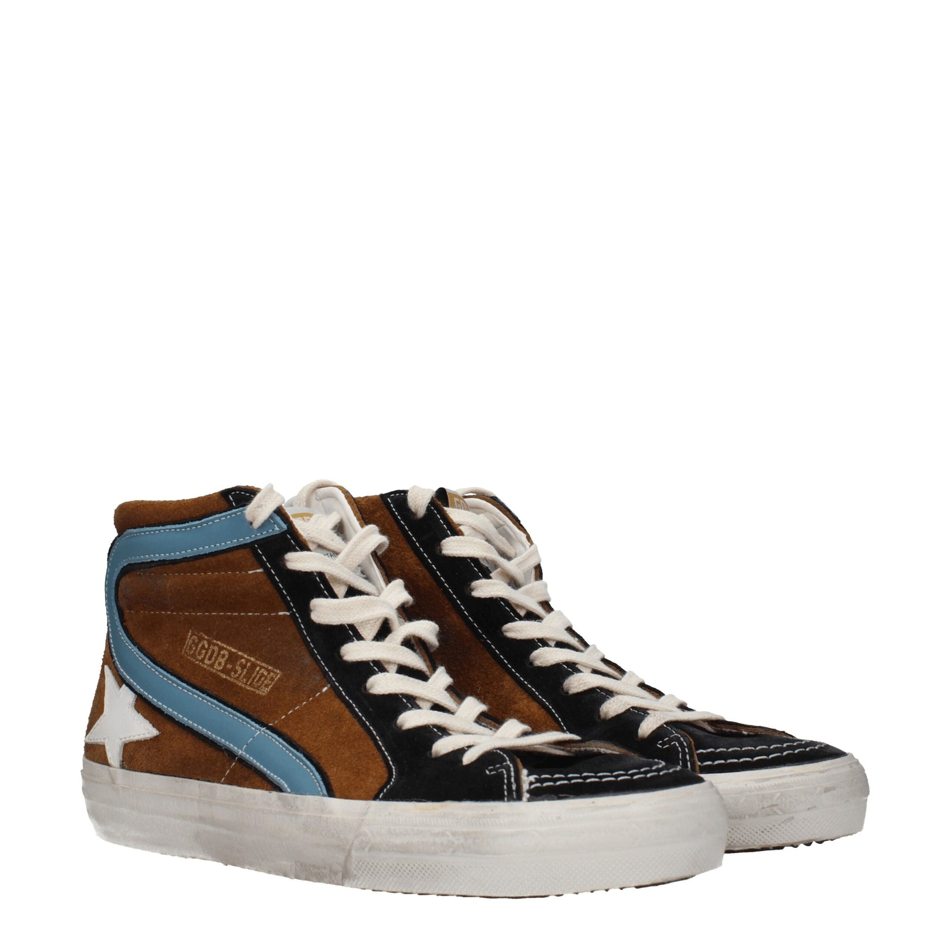 Brown Leather High Tops