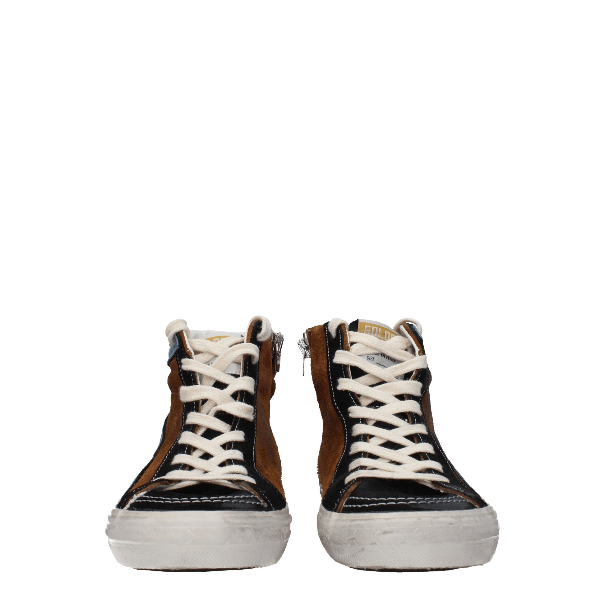 Brown Leather High Tops