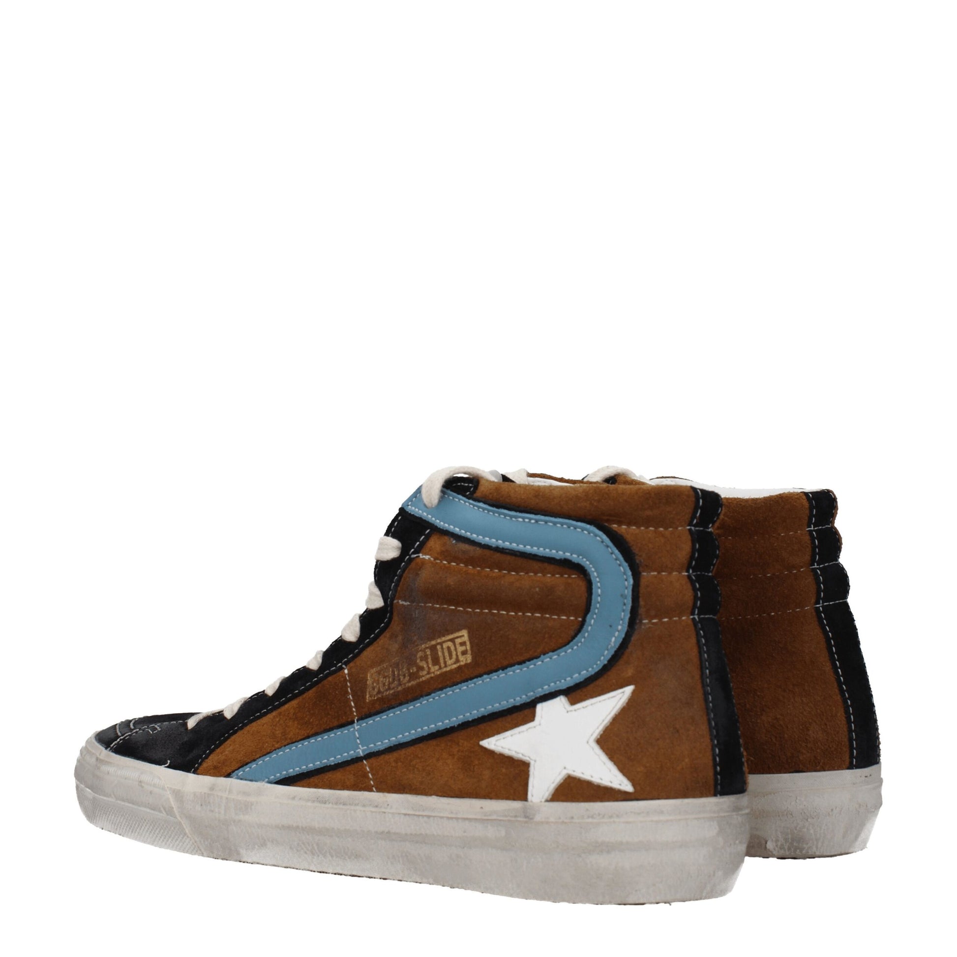 Brown Leather High Tops