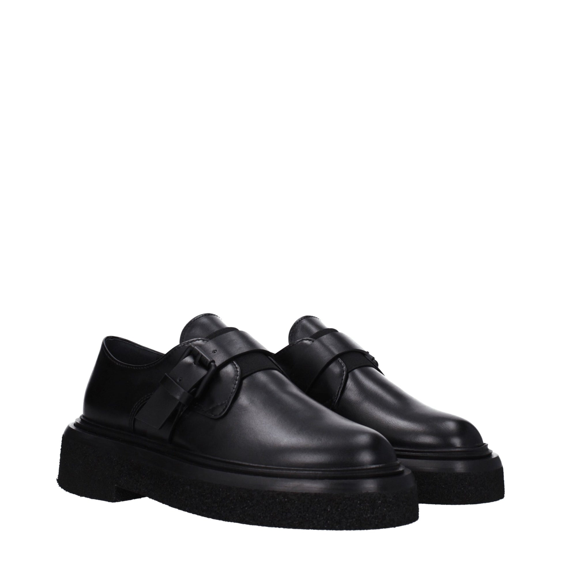 Black Leather Oxfords And Derby