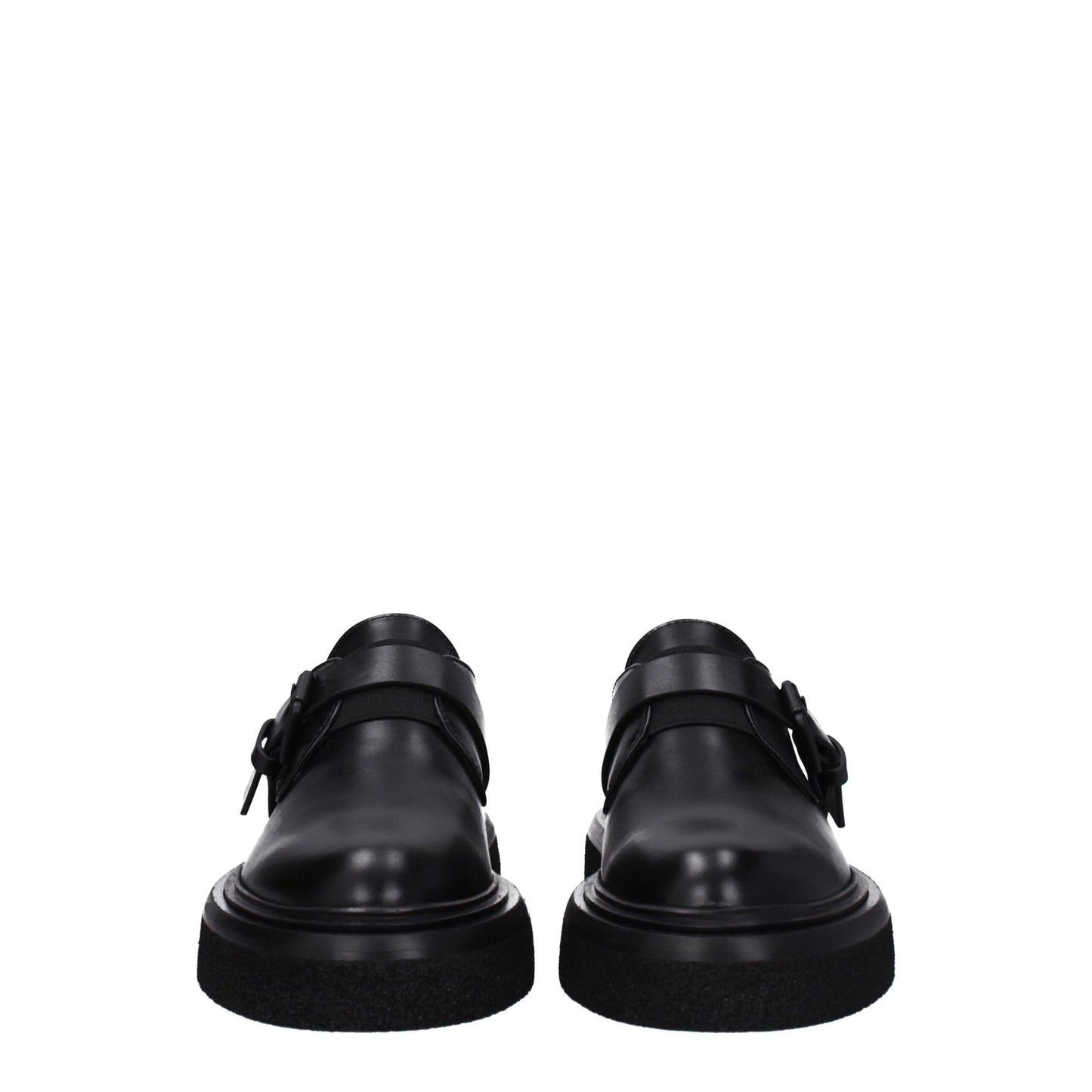Black Leather Oxfords And Derby