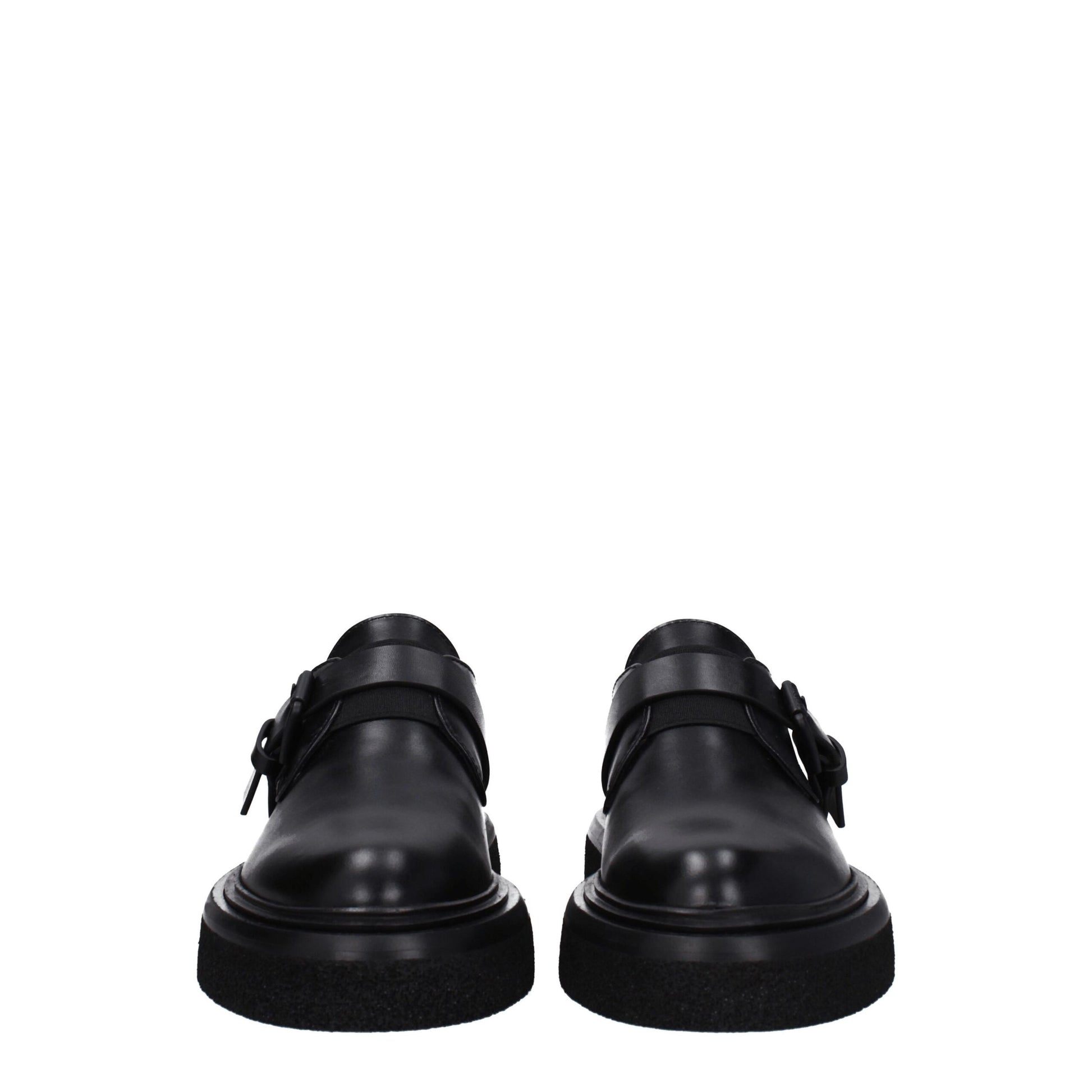 Black Leather Oxfords And Derby