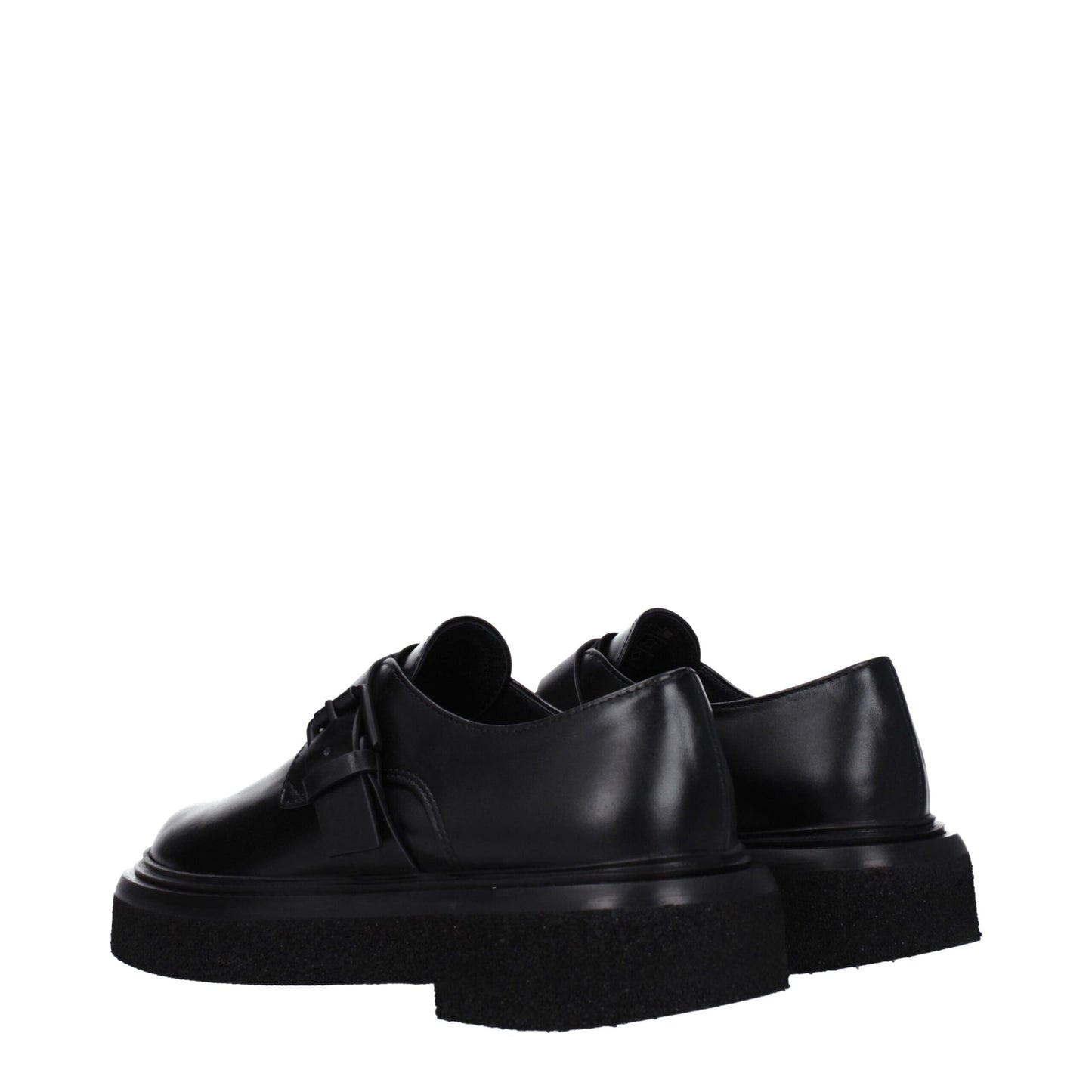 Black Leather Oxfords And Derby