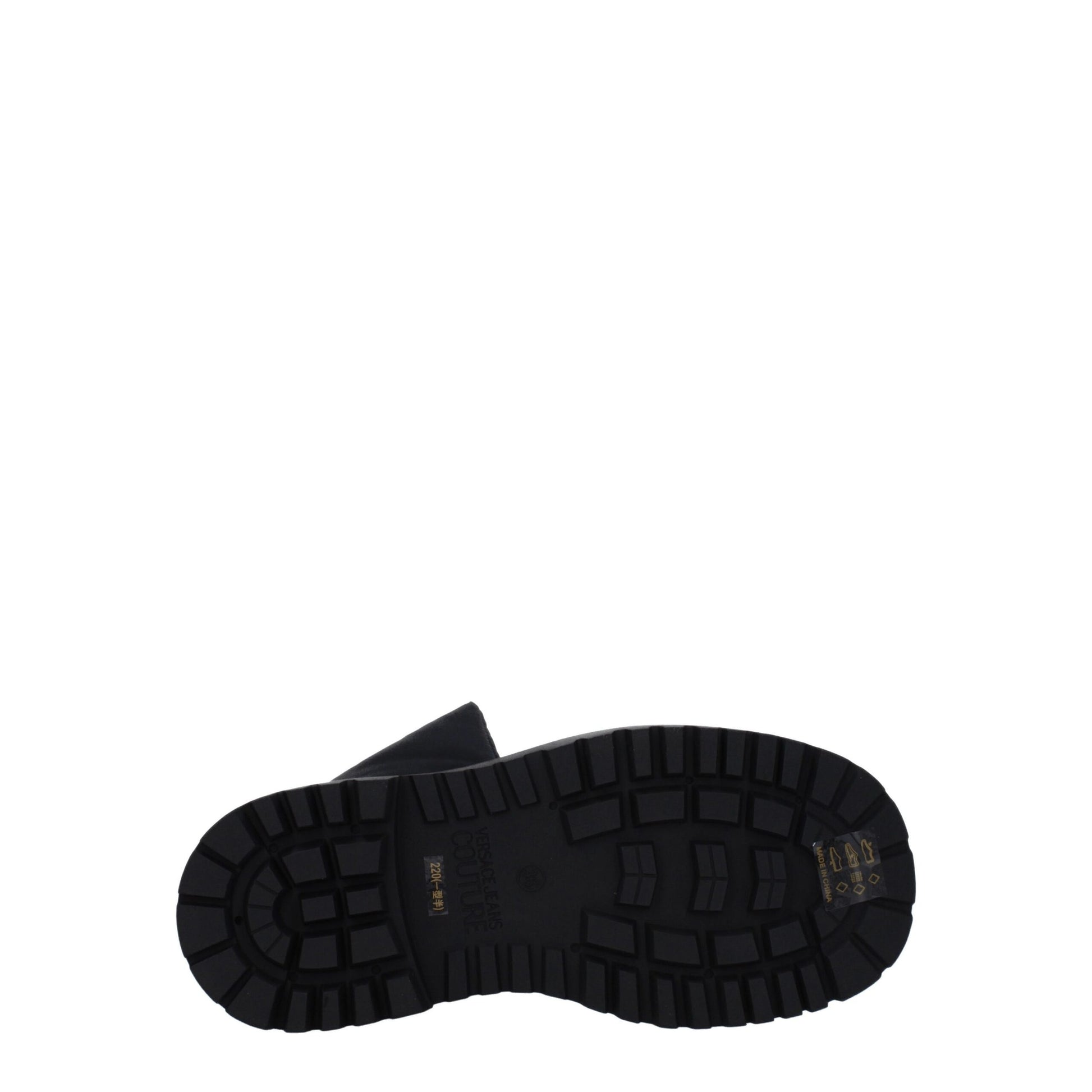 Black Polyethylene Ankle Boots