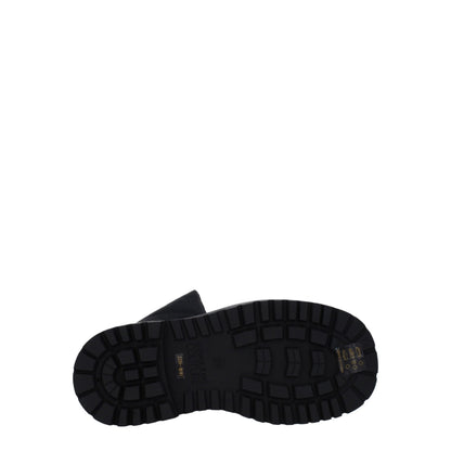 Black Polyethylene Ankle Boots