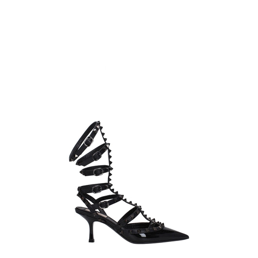 Black Leather Sandal