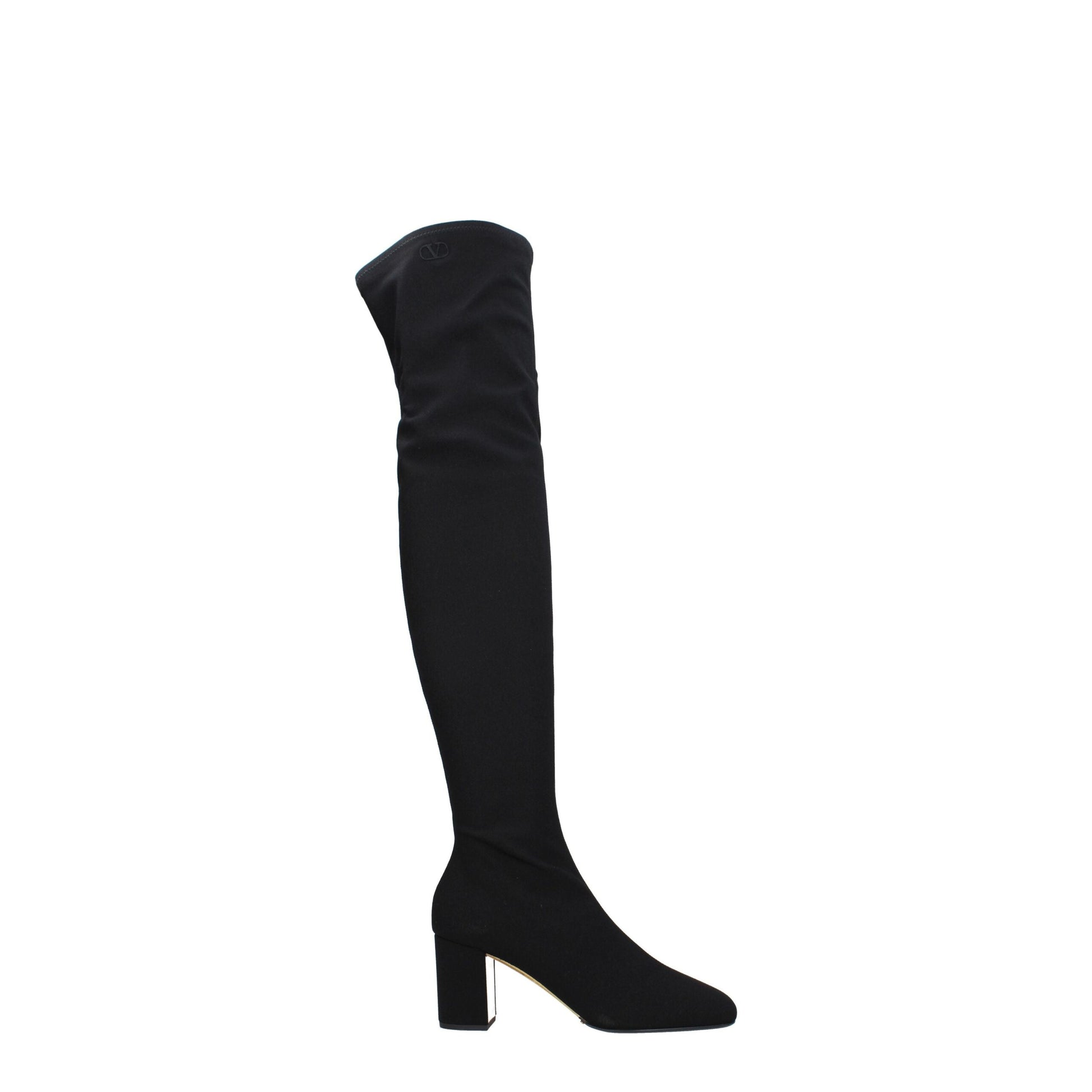Black Fabric Over The Knee