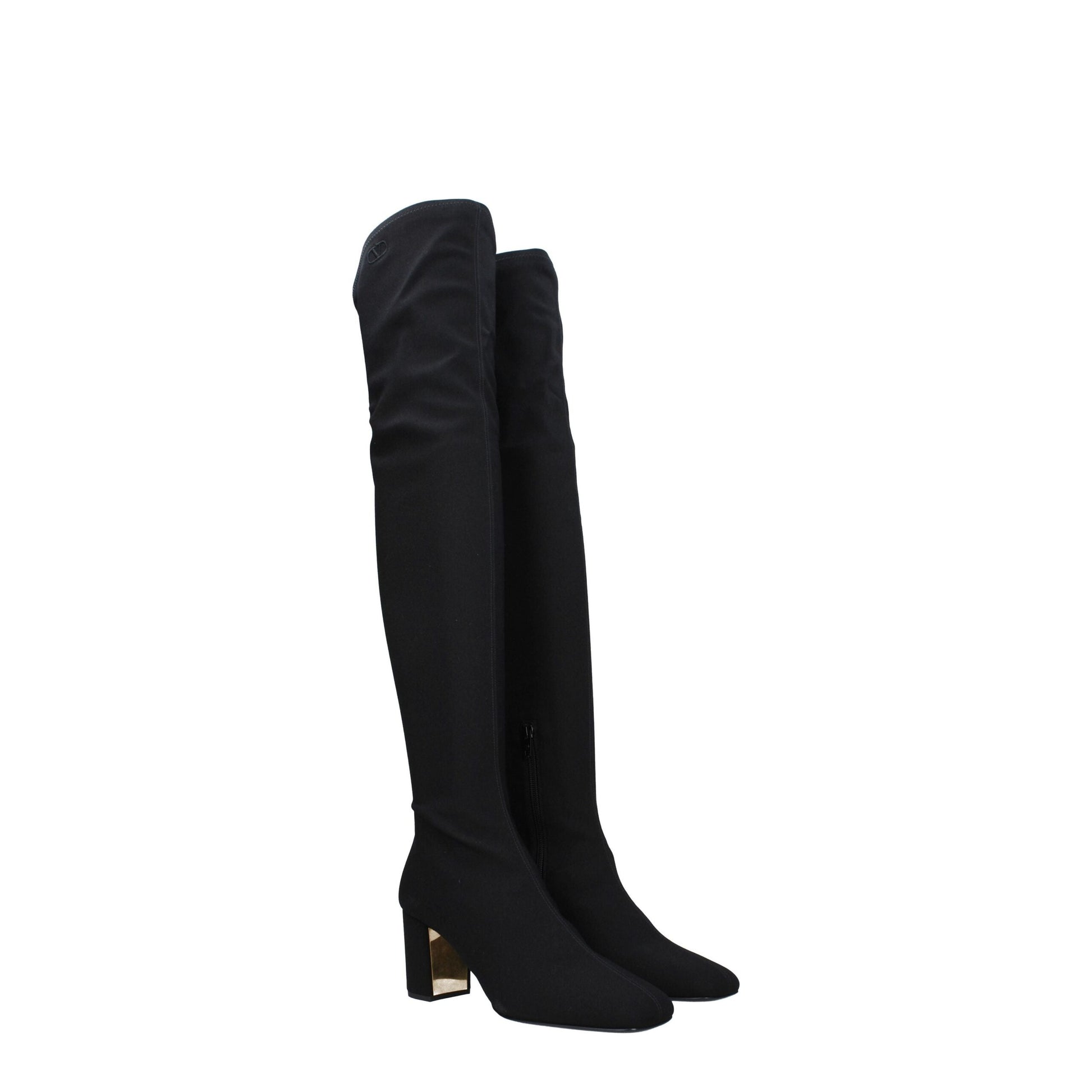 Black Fabric Over The Knee