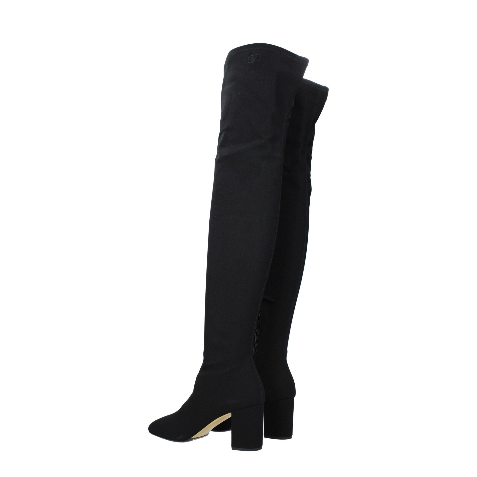 Black Fabric Over The Knee