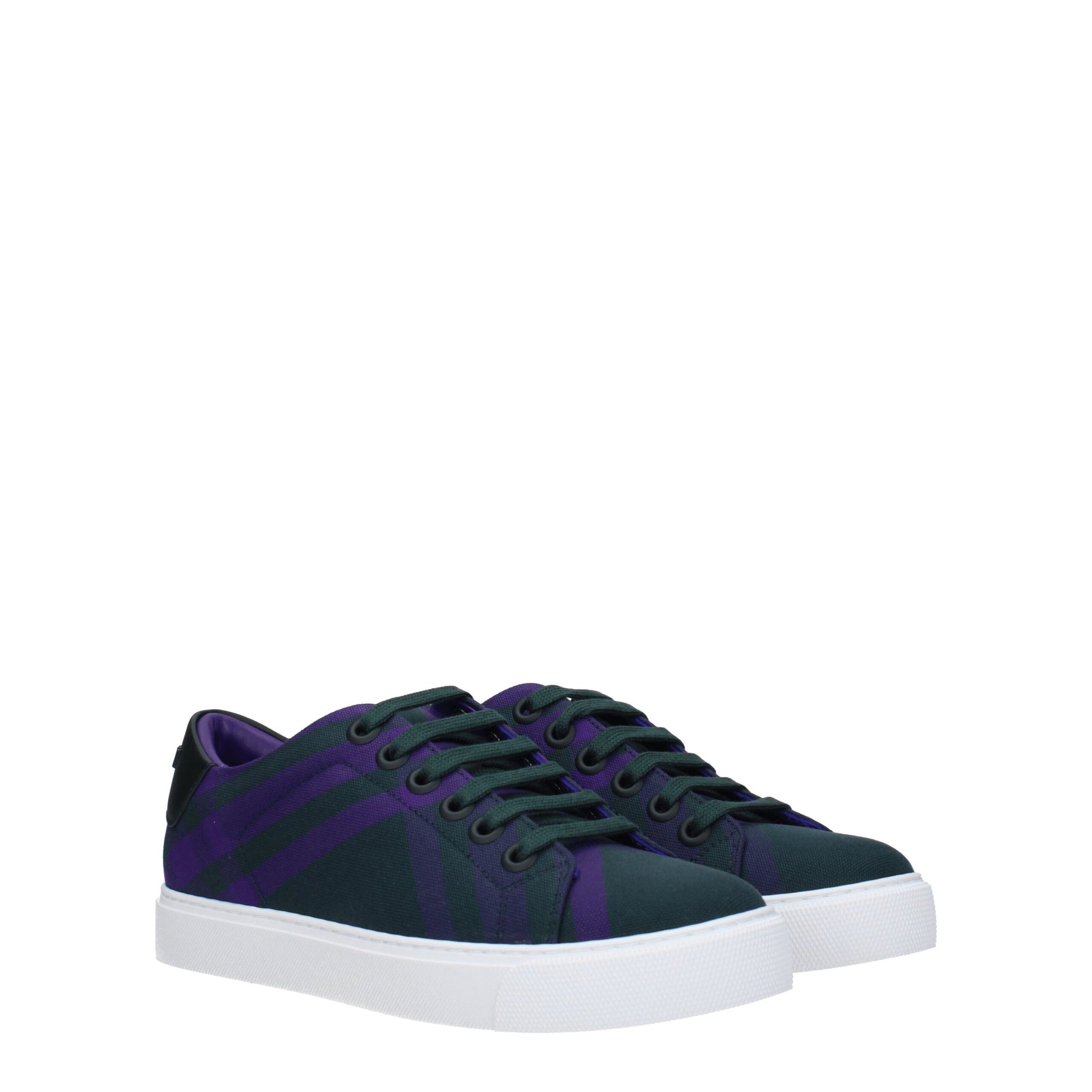 Green Fabric Sneakers