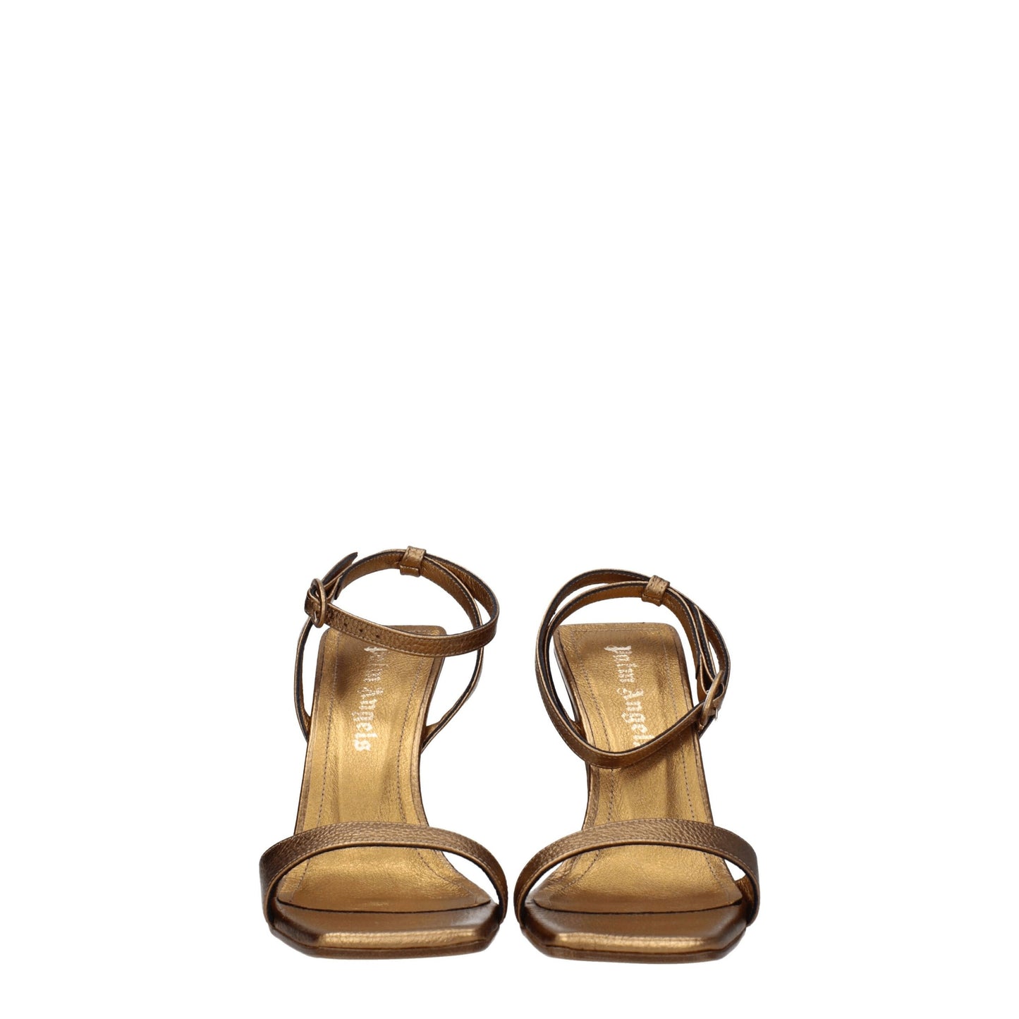 Gold Leather Platforms