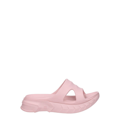 Pink Cotton Slippers Sandals