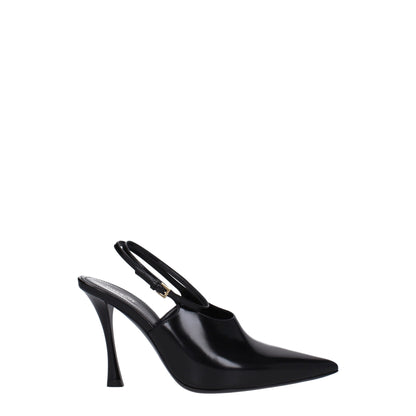 Black Leather Sandal