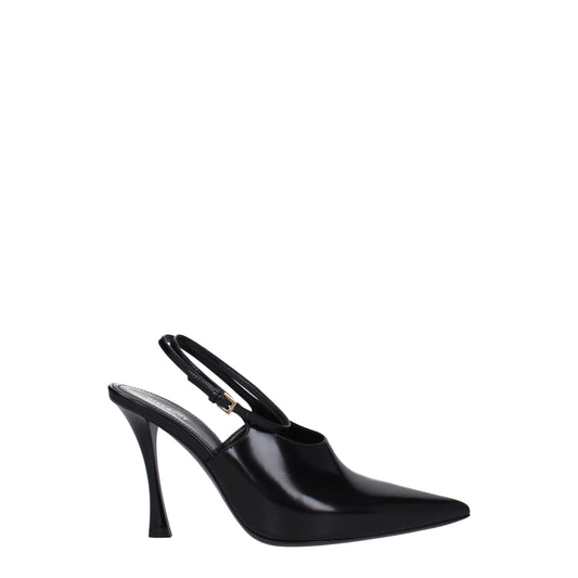 Black Leather Sandal
