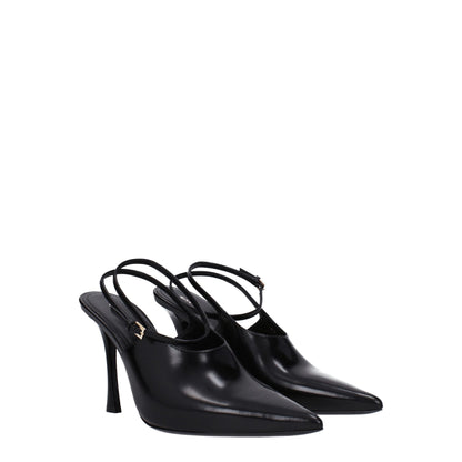 Black Leather Sandal