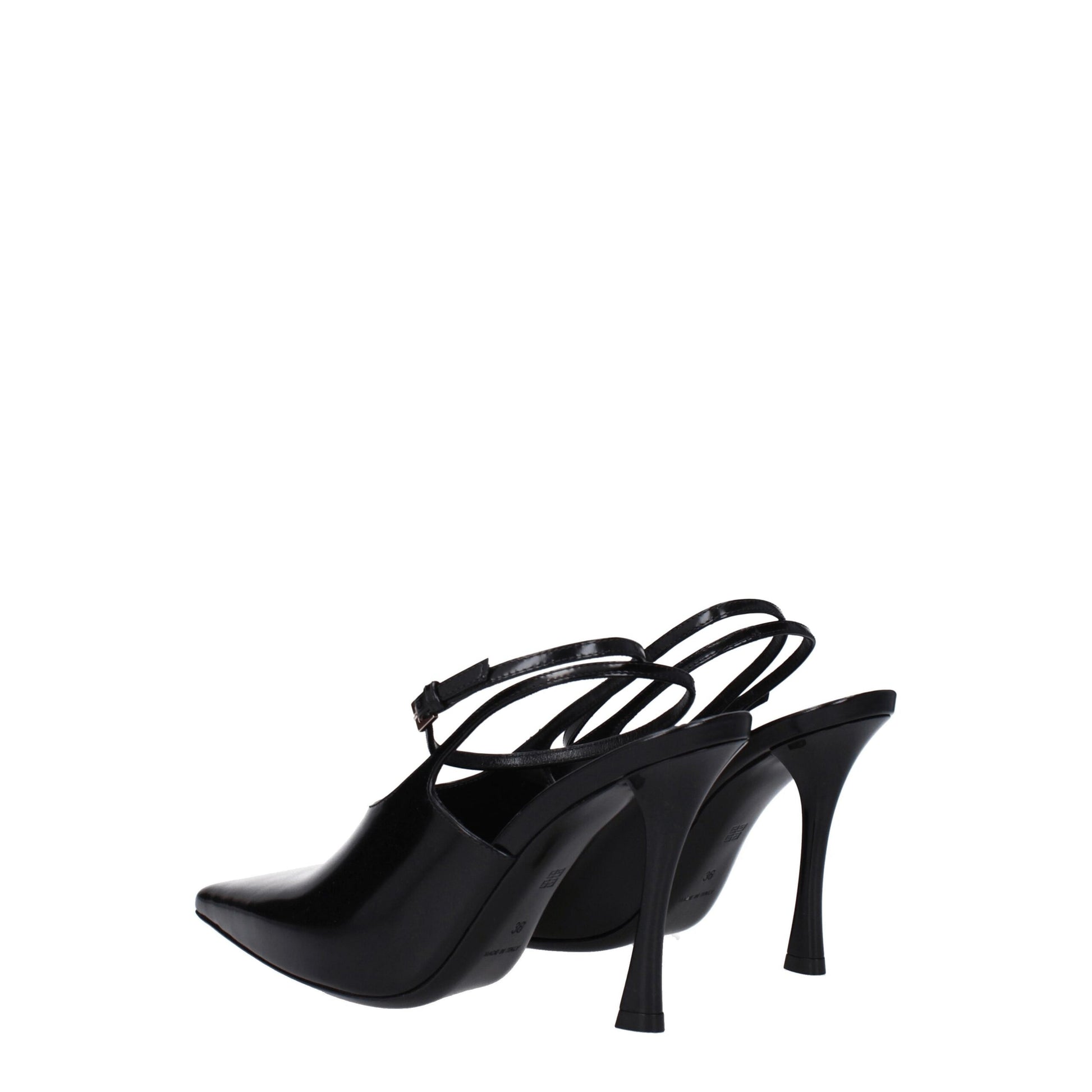 Black Leather Sandal
