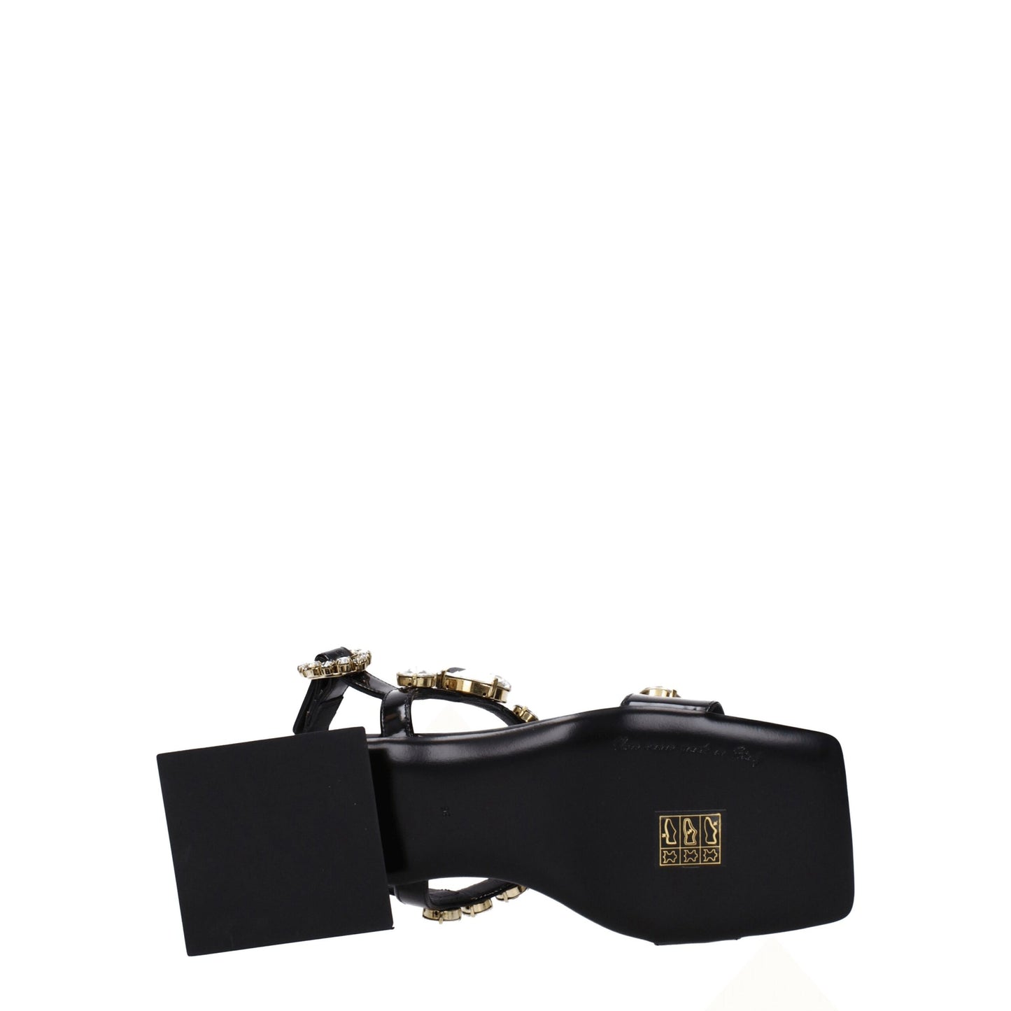 Black Leather Sandal