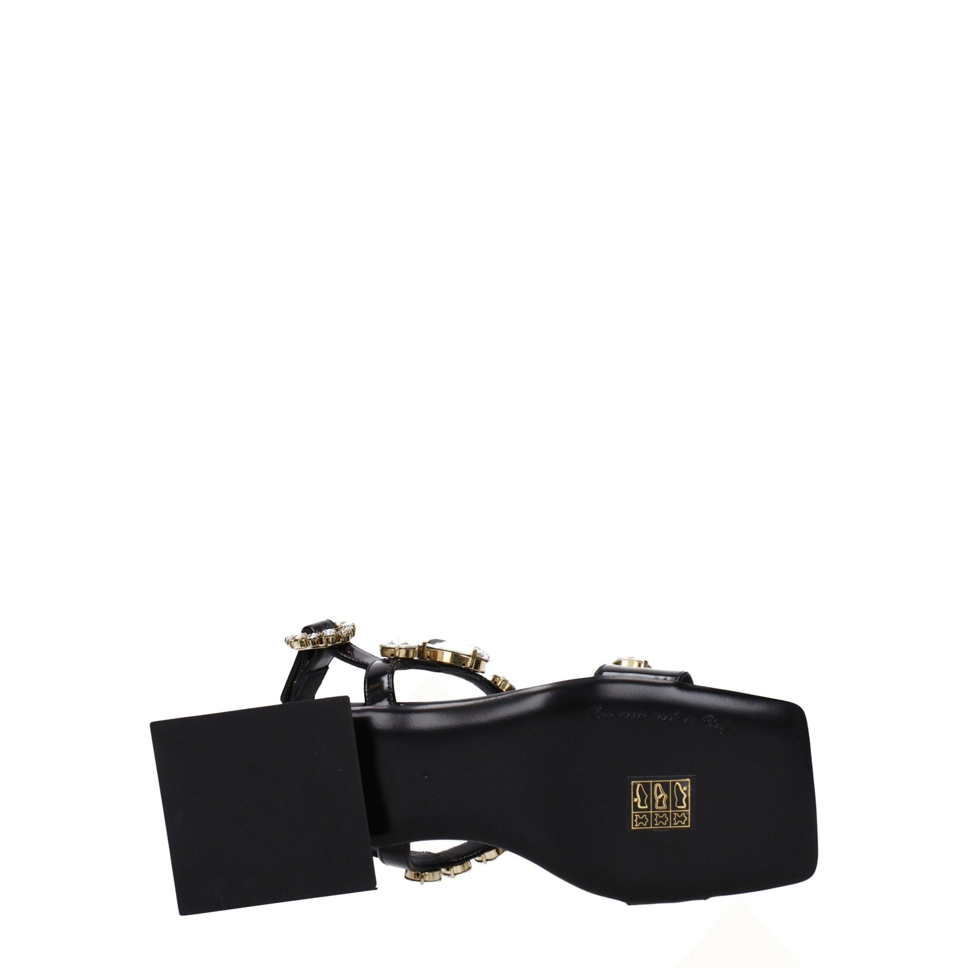 Black Leather Sandal