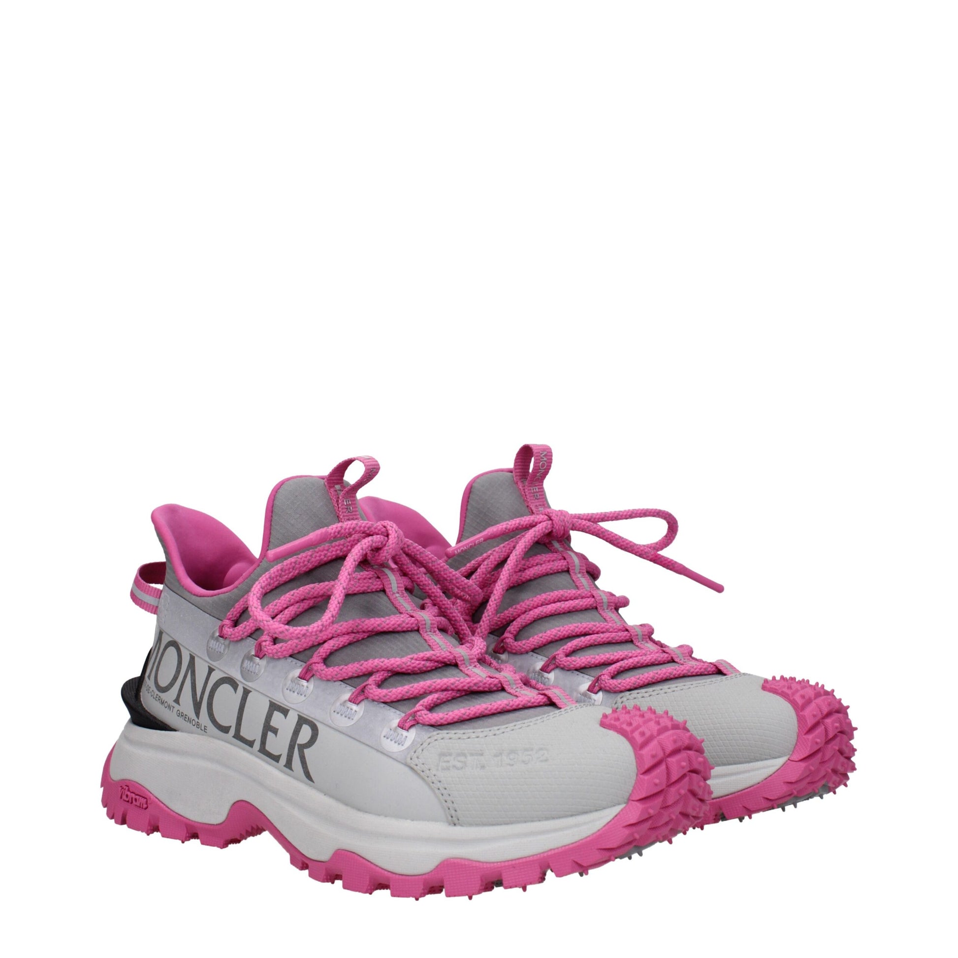 Gray Fabric Athletic Sneakers
