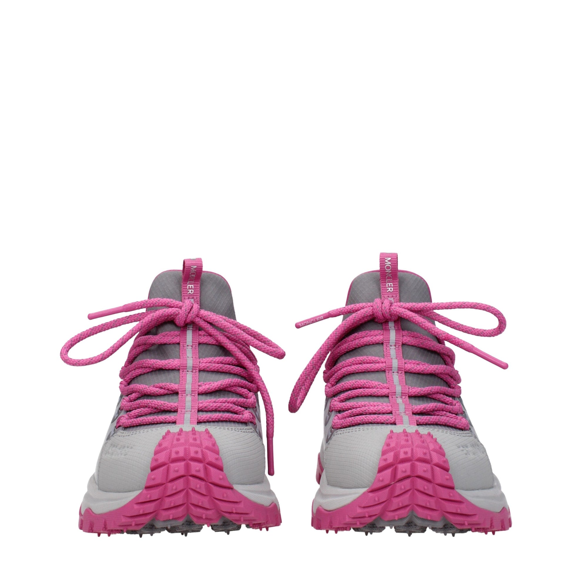 Gray Fabric Athletic Sneakers